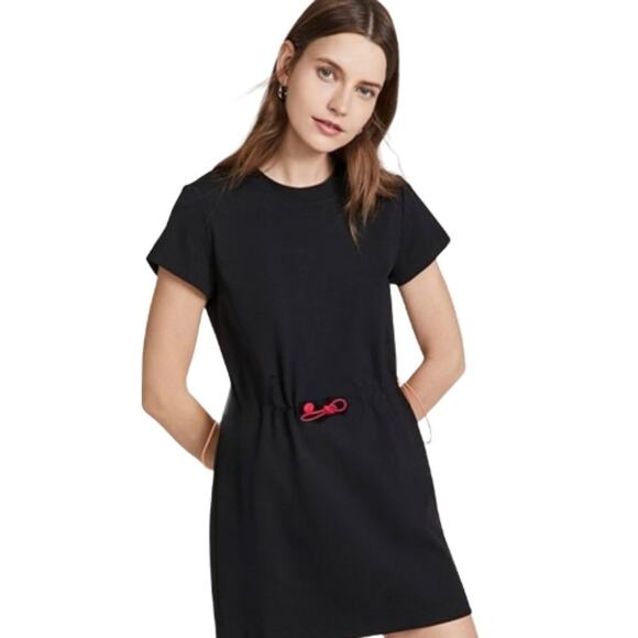 Terez Bridget Toggle Waist Mini Dress in Black EUC Small - Picture 1 of 3